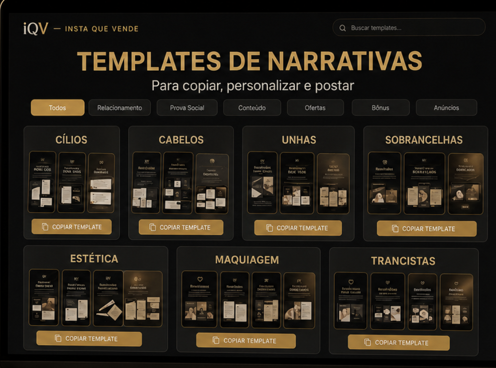 Templates de Narrativas